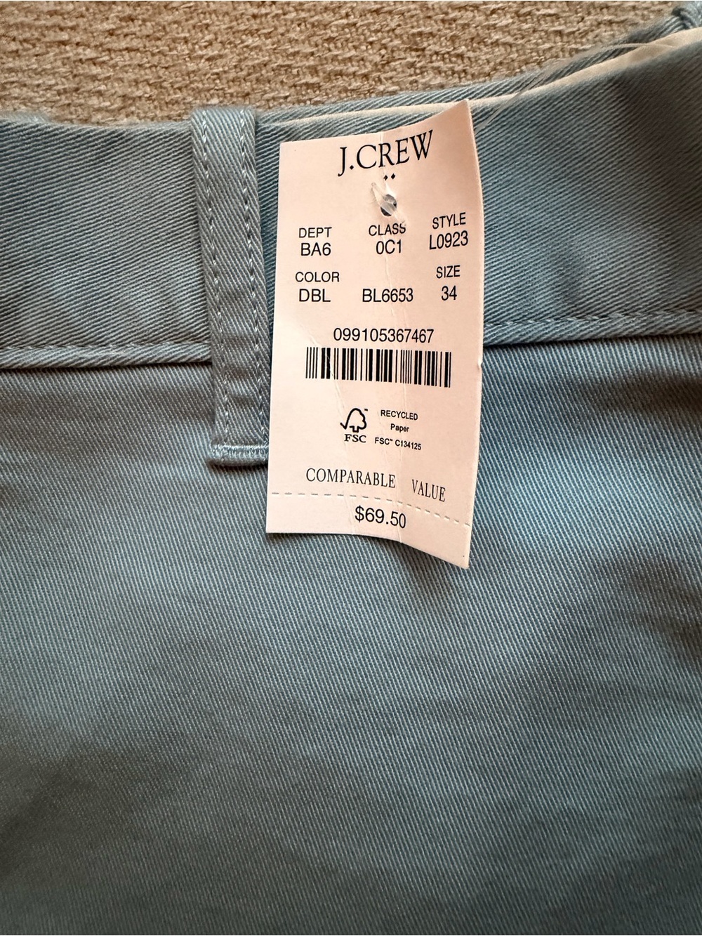 J. Crew Shorts men's size 24